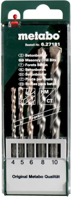 Beton-Bohrerkassette pro, 5-teilig - Metabo