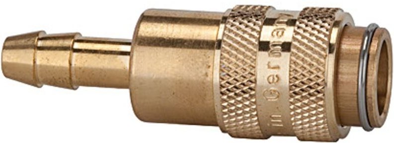 Schnellverschlusskupplung nw 5, beidseitig absperrend, Tülle lw 6 - Riegler