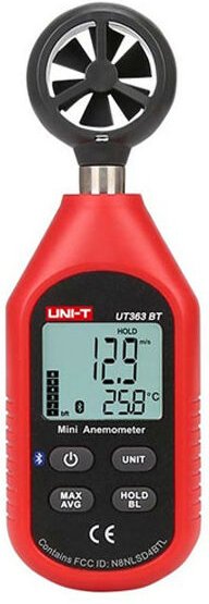 Mini-Digital-Anemometer mit Bluetooth Ut363-bt Ut363bt