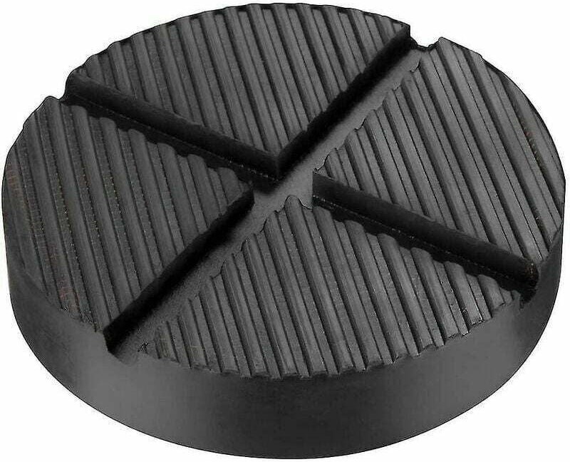 Gummiauflage, Wagenheberauflage, Hebeplattform, runder Wagenheberblock, Rangierwagenheber, Reifenwechselauflage (1 Stück...