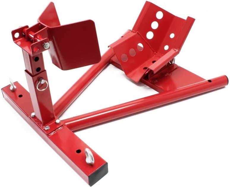 Motorradständer vorne für 13-17' 90-130 mm Reifen, 660 x 580 x 180 mm, als Montagehilfe aus Stahl für Vorderrad, Motorra...