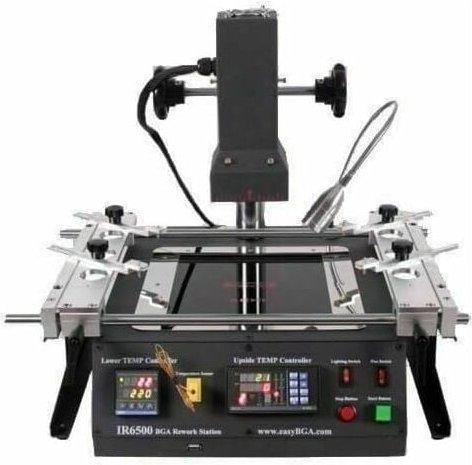 Infrarot Rework Station, Lötstation, bga Entlötstation 800W, Arbeitsplatz Schweißer IR6500 smd smt Lötschweißgerät Lötna...