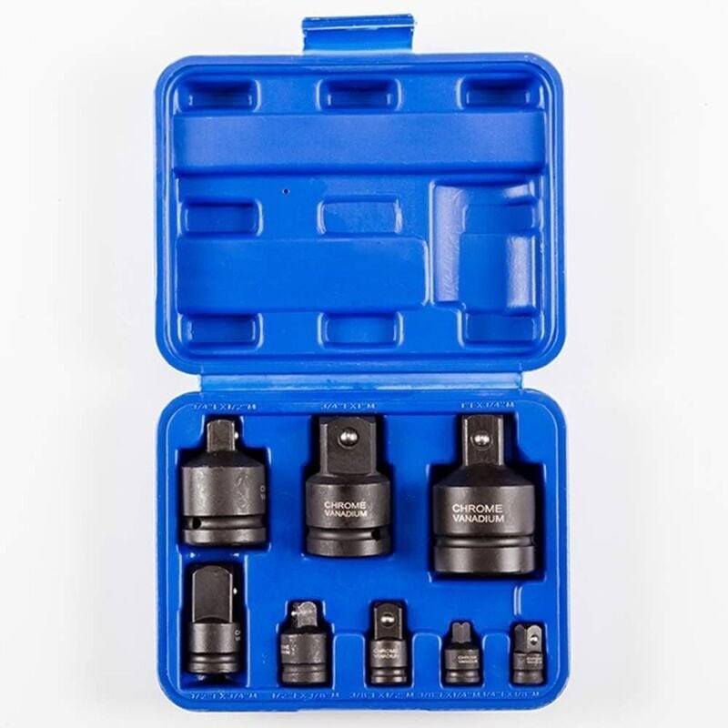 ZVD - 8 tlg Kraft-Stecknuss-Adapter,8-teiliges Schlagadapter-Set
