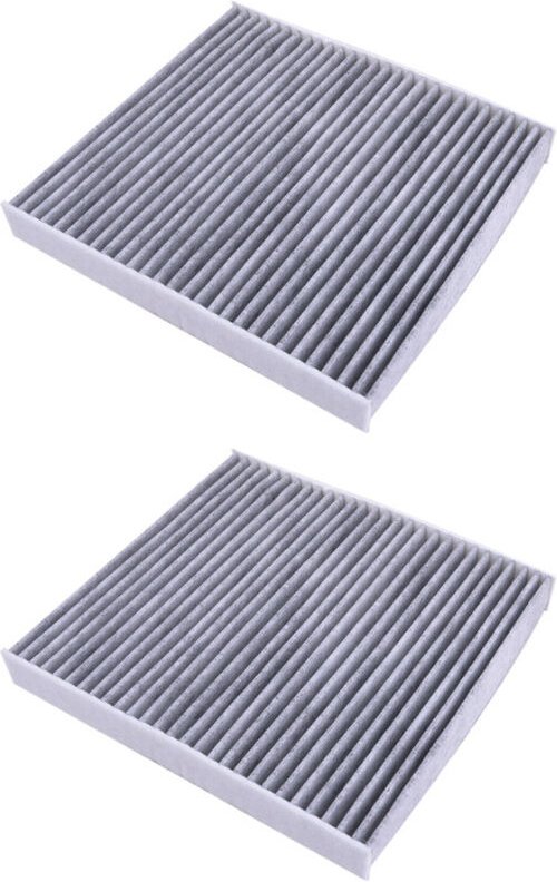 2x Trade-shop Innenraumfilter / Pollenfilter mit Aktivkohle für vw Caddy v Großraumlimousine, Crafter Bus, Crafter Kaste...
