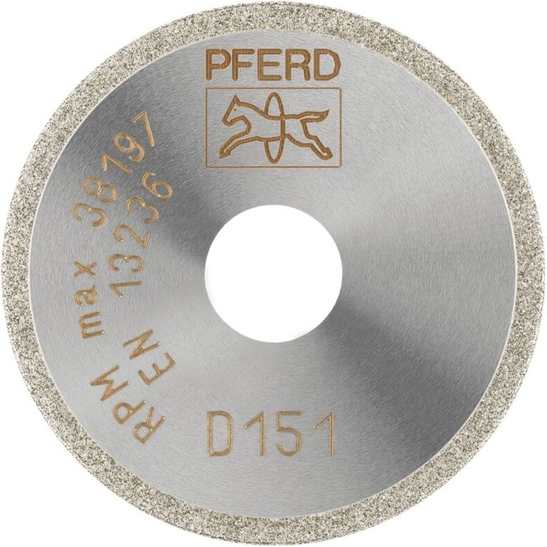 Pferd - Diamant-Trennscheibe D1A1R 40x1,0x10,0mm D151 (mittel) für Glas/Keramik/Hartmetall