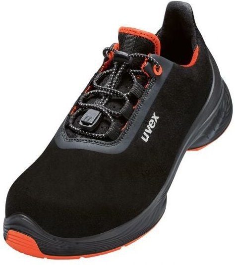 Uvex - 1 G2 Sicherheits-Halbschuh Gr.38 W11 S2 esd sr schwarz/rot 6849.8