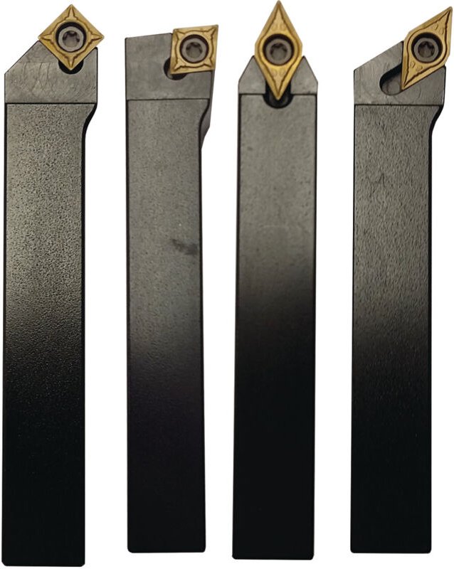 Optimum 3441215 HM 16 mm, 4-teilig Drehmeißel-Satz