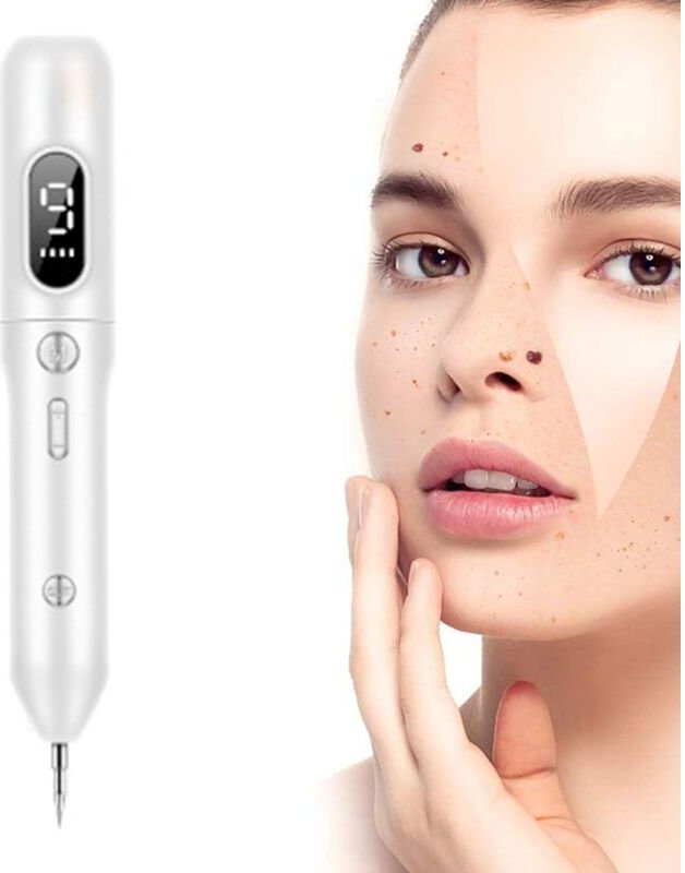 Warzen Entfernen Plasma Pen, Muttermal Entfernen Pigmentflecken Entferner, Schönheitsgerät mit 9 Modi zur Entfernung von...