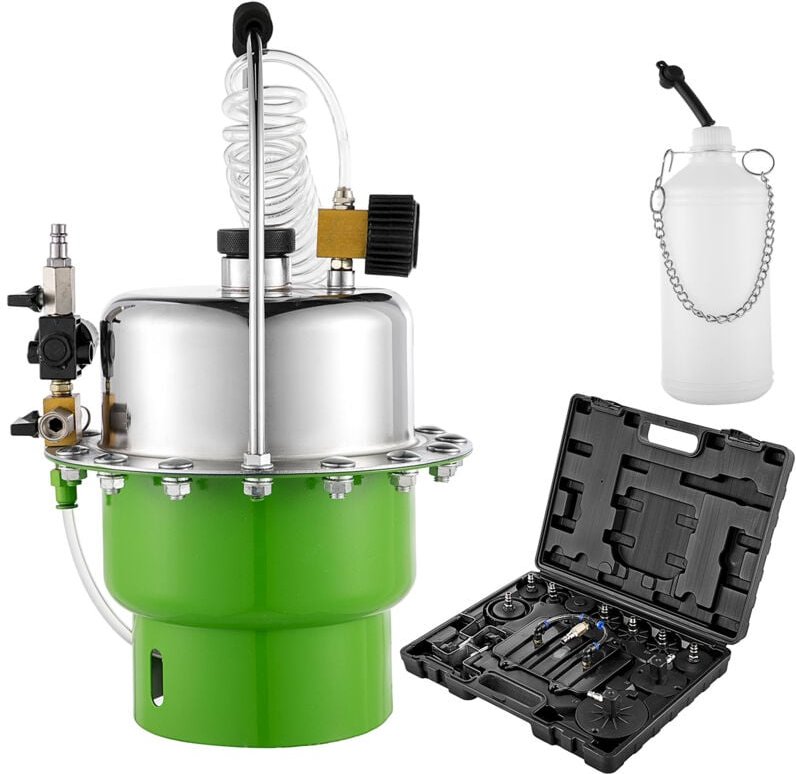 Mophorn Pneumatisches Druckentlüftungsset, tragbares Bremsen- und Kupplungsentlüftungsgerät für Werkstatt und Mechaniker...