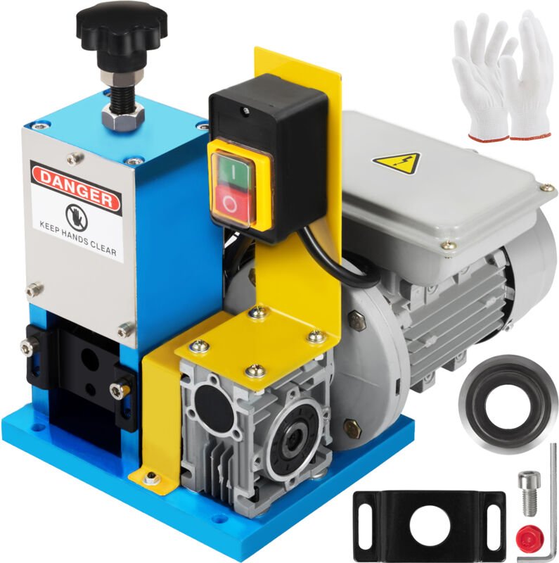 Abisoliermaschine Elektrisch, 1,5-25 mm Kabelabisoliermaschine Elektrisch, 180 w Einphasig Kabelschälmaschine, HXSMS-025...