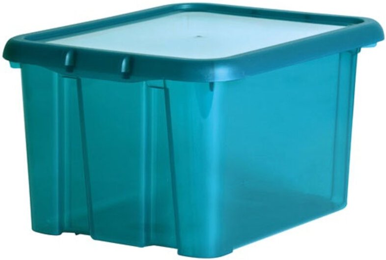 Aufbewahrungsbox Funny Box 18l Blau-Türkis Acidulée - Eda