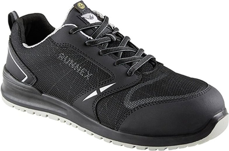 RUNNEX® S1PS ESD-Sicherheitshalbschuhe SportStar schwarz/grau, 5115-46 Gr.46