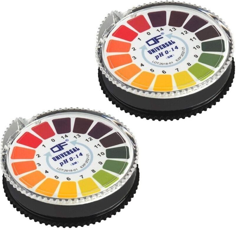 ZVD - Papier Test de pH Universel Bandes de Test pH Rouleau de Bandes de Test pH, Mesure de pH Gamme Complète 0-14, 5m/R...