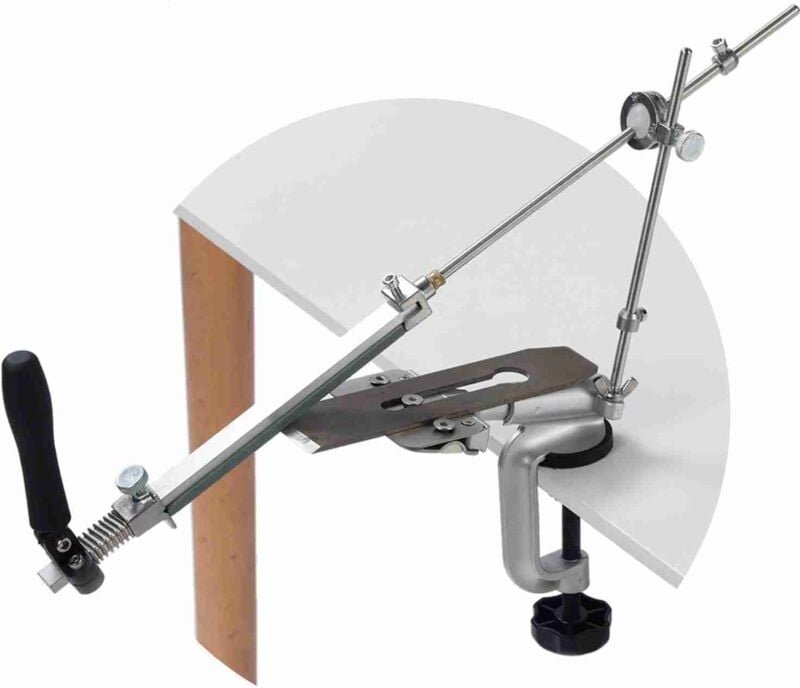 Winkelversteller mit 4 Schleifsteinen, Winkelverstellsystem für Scheren, Küchenmesser, Holzbearbeitungsmesser und Werkze...