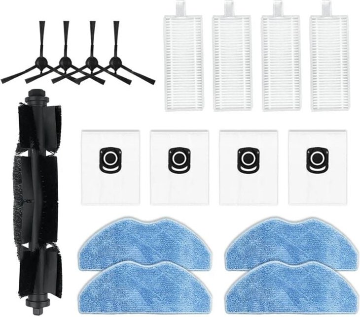 FüR X-Plorer Serie 75 S+ RG8597W Roboterstaubsauger Hepa-Filter Mopp Wischen Staubbeutel Ersatzteile ZubehöR