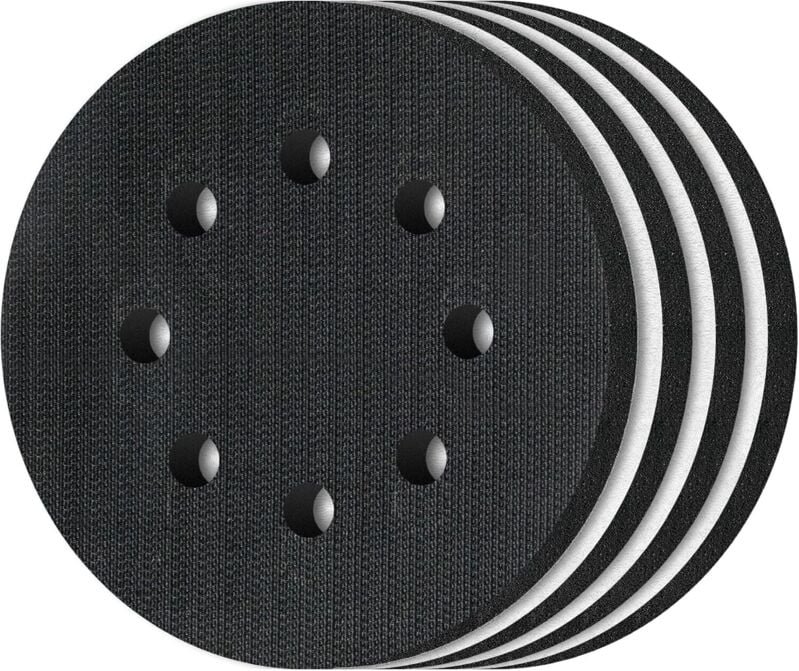 Interface Foam Pads 125 mm, weiches Schleifpad, 4 Stück für Schleifscheibe
