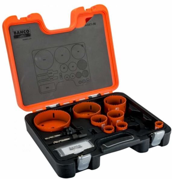 Bahco - Bimetall-Lochsägen-Set Sandflex 25-114 mm (12 Stk.) 3834-SET-86