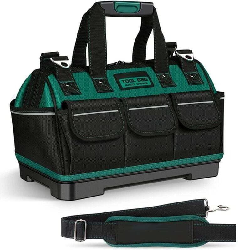 Ulisem Neue Werkzeugtasche für Elektriker mit Reflektorstreifen, verschleißfestes Oxford-Gewebe, wasserdichte Aufbewahru...