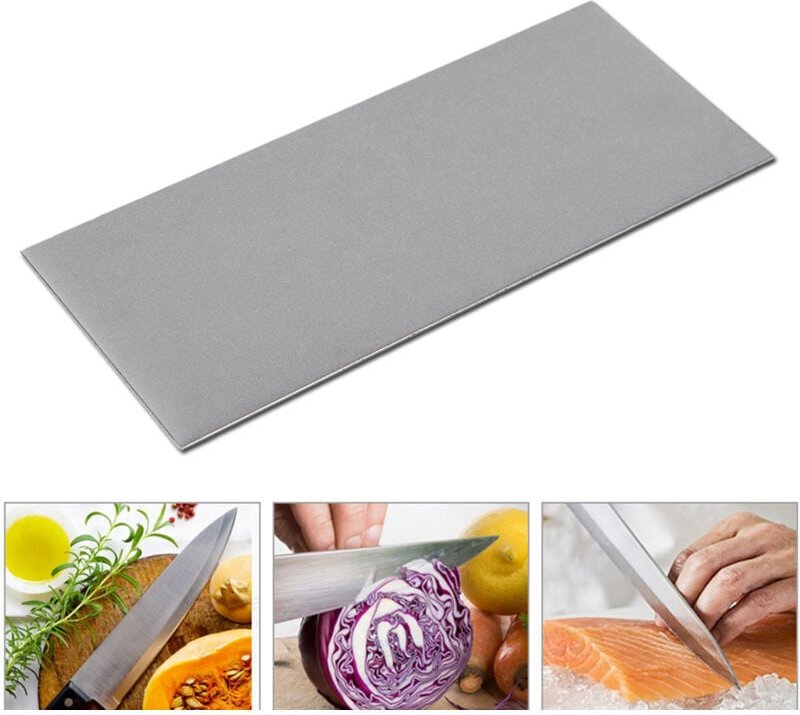 Quadratischer Diamant-Schleifstein zum Schärfen von Messern, Körnung 600