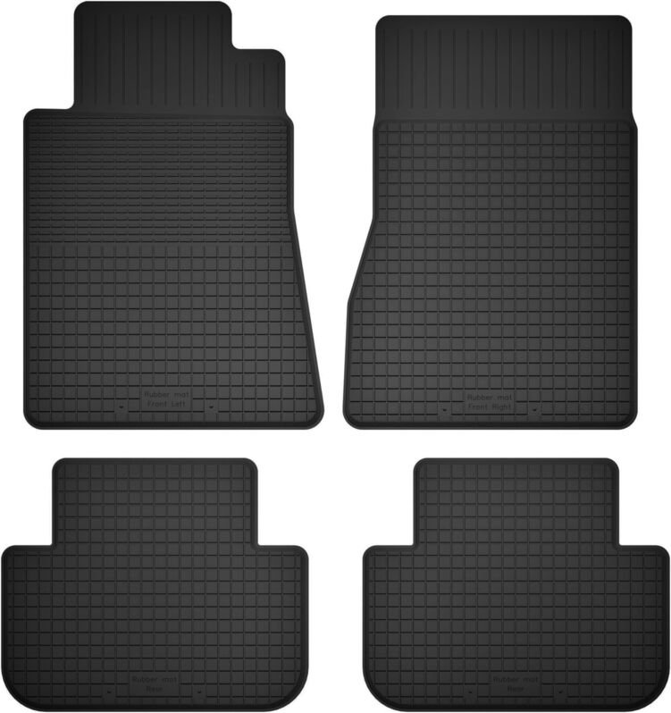 Gummi-Automatten, 4er-Set, Universalmodell: Mercedes E W124 Coupé (1984-1997)