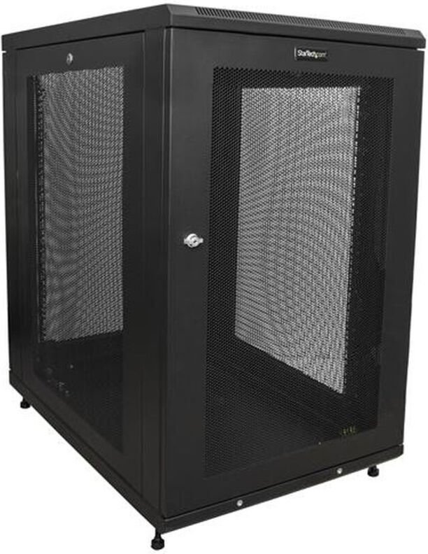 StarTech.com Server Rack Schrank - 78cm tiefes Gehuse - 18 HE - Netzwerk Server Schrank - Datenschrank - Schrank - 18U -...