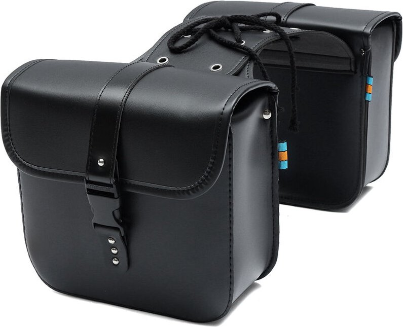 2x Universal-Motorrad-Satteltaschen für Harley Honda