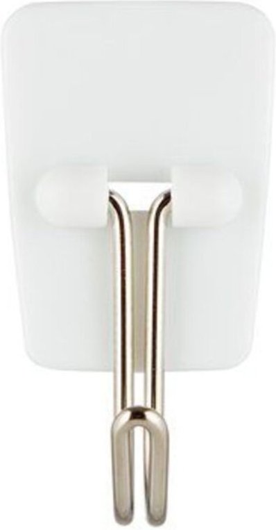 Command Haken Mit Metallspitze, Weiß, Größe S, Schwarz