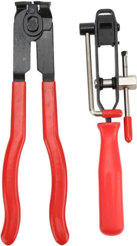 FOREHILL Edelstahl-CV-Gelenkschellen, 2er-Pack, Werkzeugset für die Galvanisierung und Umreifung von Fahrzeugen und für ...