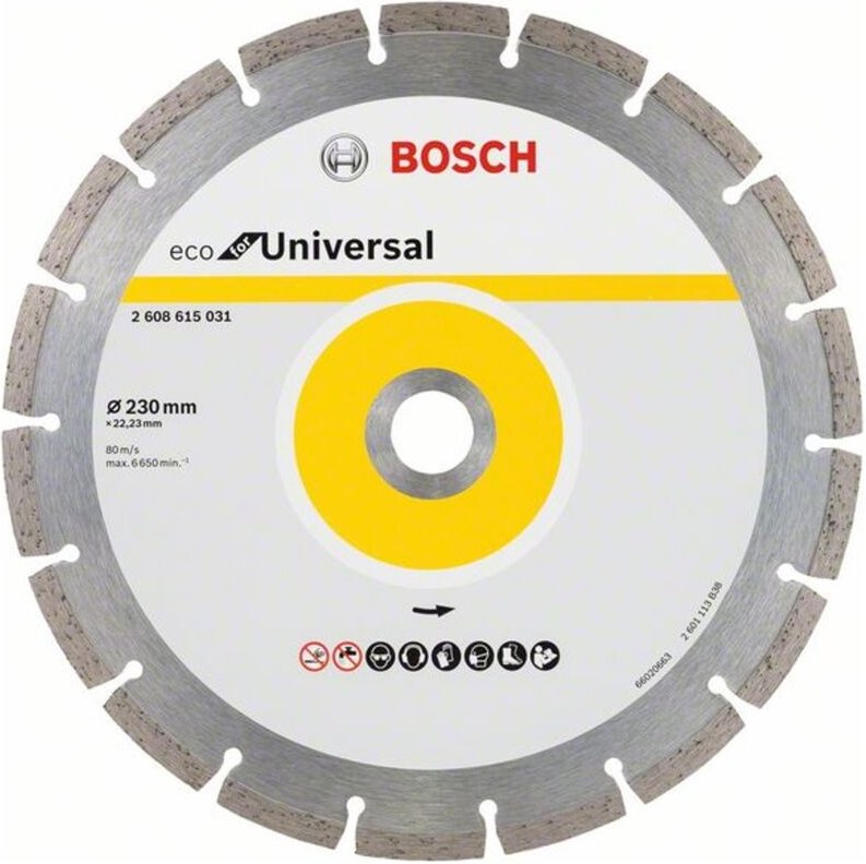 Bosch - Diamanttrennscheibe Eco For Universal ø 230 mm - 2608615031