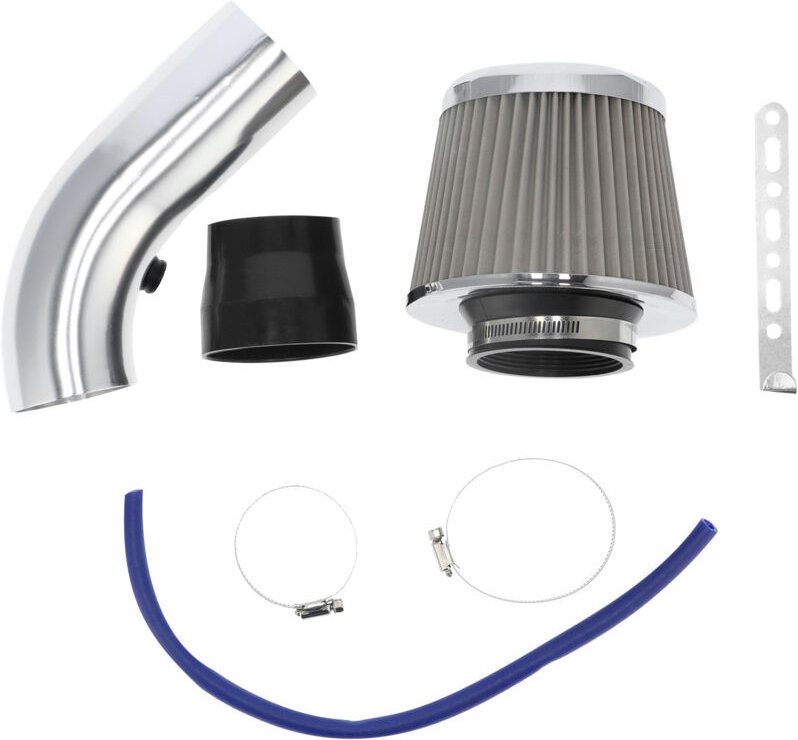 Kaltluftansaugfilter für Autos, Turbo-Ansaugschlauch-Set, Trockener Ersatzkegel für Automobil-, LKW- und Rennsportzubehö...