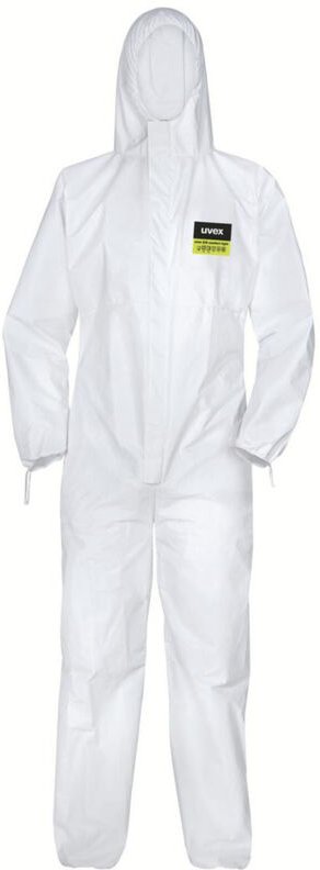 Uvex - 8849712 5/6 comfort light Einweg (nr) Overall weiß, xl Kleider-Größe: xl Weiß