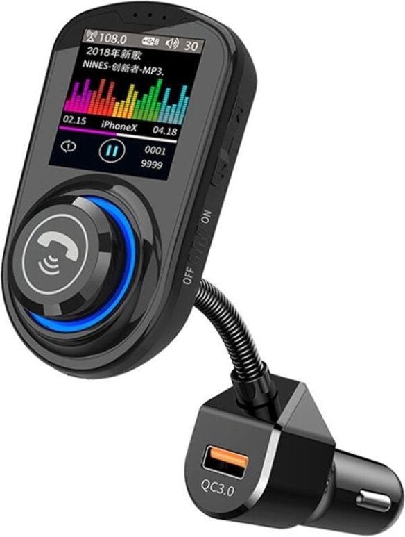 G45 1,8 LCD Bildschirm Bluetooth 5.0 Auto MP3 Player QC3.0 LadegeräT Drahtloser Freisprech FM Sender Radio Adapter