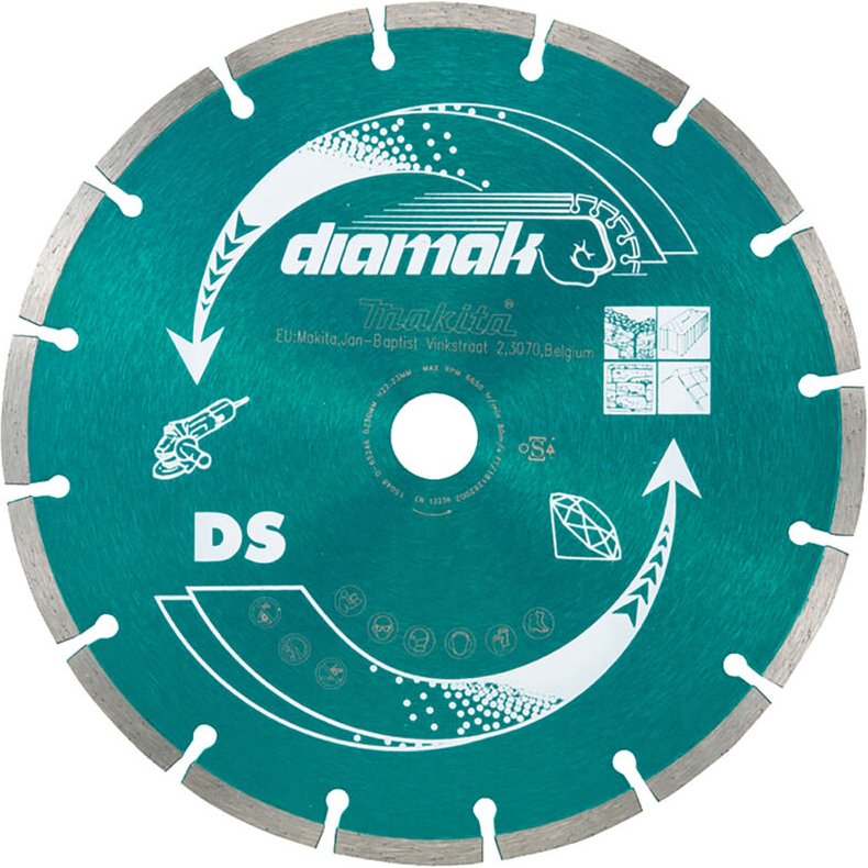 MAKITA D-61123 DIAMAK segmentierte Diamantklinge 115mm