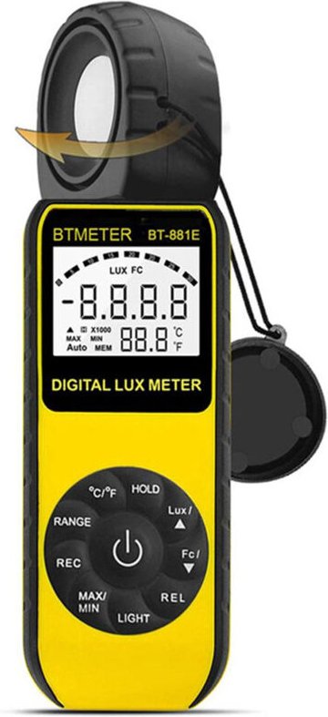 Digitales Luxmeter Digitales Helligkeits-/Klarheitsmessgerät, Lichtmessgeräte
