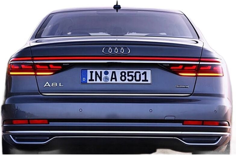 Audi A8 2017+ Chromzierleiste für die Heckklappe