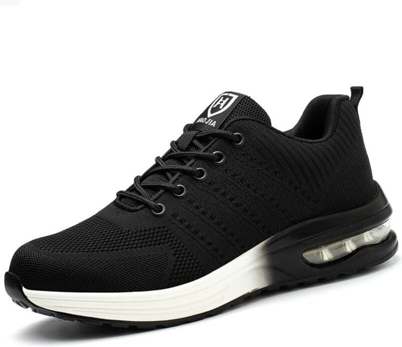 Sicherheitsschuhe mit Stahlkappe für Herren und Damen, leicht und bequem, rutschfest und unverwüstlich, mit Luftpolster,...