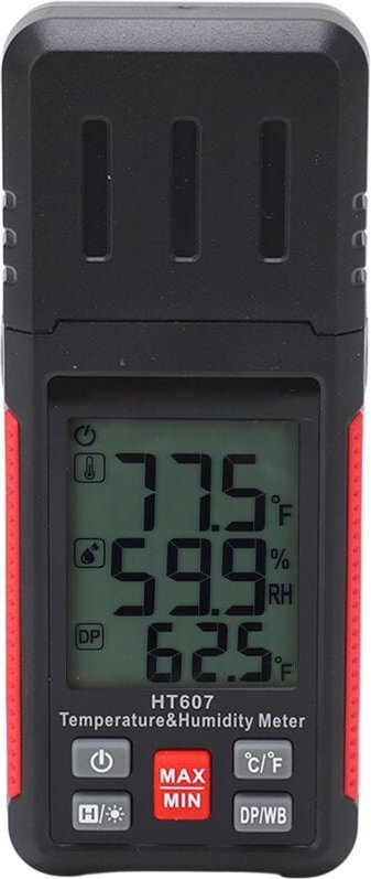 Hochpräzises elektronisches Thermometer-Hygrometer mit digitaler Temperatur- und Feuchtigkeitsanzeige