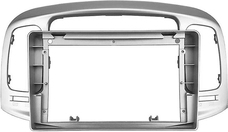 Woosien - 9 Zoll 2 Din Auto Armaturenbrett Rahmen Radio Fascia Dash MP5 Player dvd Adapter Panel für Accent 2006-201