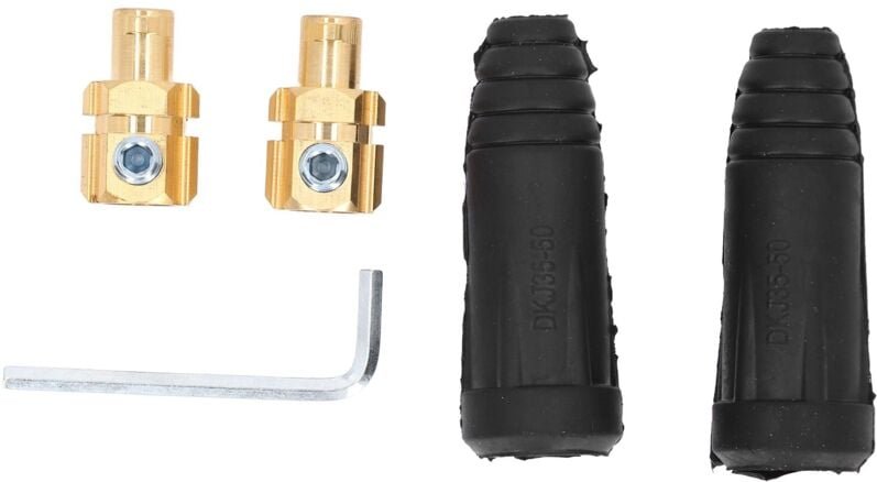 Schnellschweißkabelverbinder, ölbeständiger Schnellanschluss aus Gummi und Messing, fehlerresistent gegen Einsteckfehler...