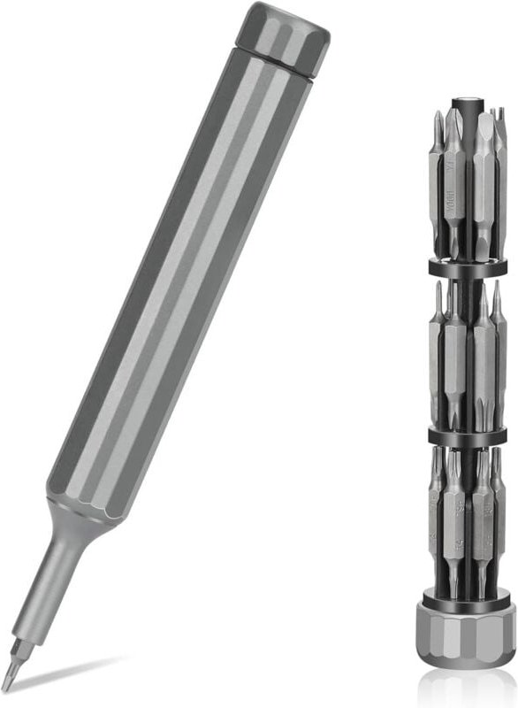 Mini Schraubenzieher Set, Präzisionsschraubendreher, mit PH0, PH1, H1.5, H2.0, SL1.5 usw, Reparatur Kit für iPhone, iPad...