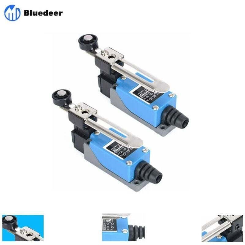 Satz mit 2 ME-8108 Rollenhebel-Endschaltern – CNC-Schalter für elektrische Steuerungen und industrielle Anwendungen