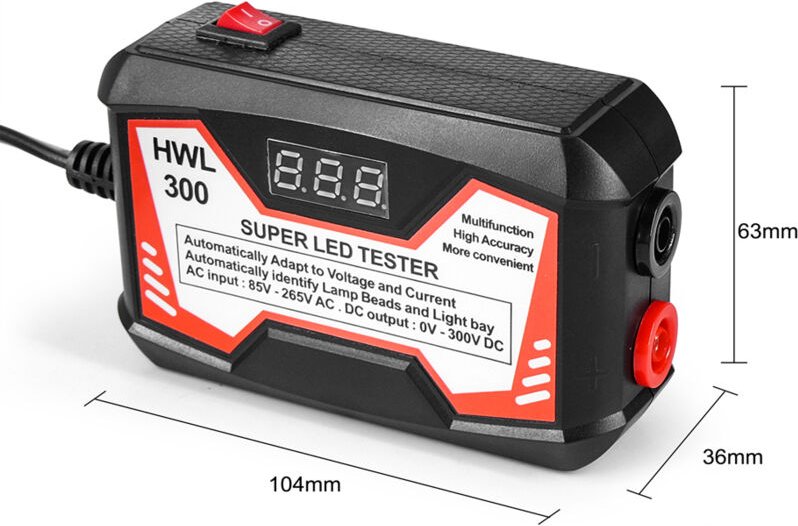 Decdeal AC85V-265V 18W LED Tester TV Backlight LCD-Wartungserkennungsgerät Mehrzweckstreifen Lampenperlen-Testwerkzeug
