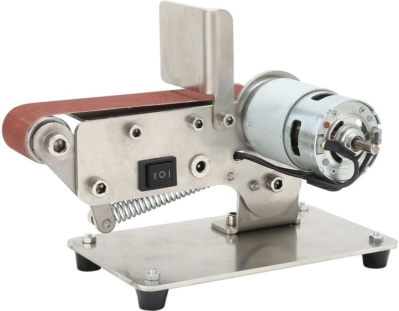 Bandschleifer, elektrischer Polierschleifer, verstellbarer Winkelschleifer, Wechselstrom 110-240 V mit stoßfestem und ru...