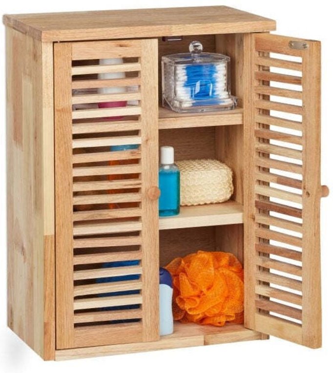 Narrow wooden cabinet