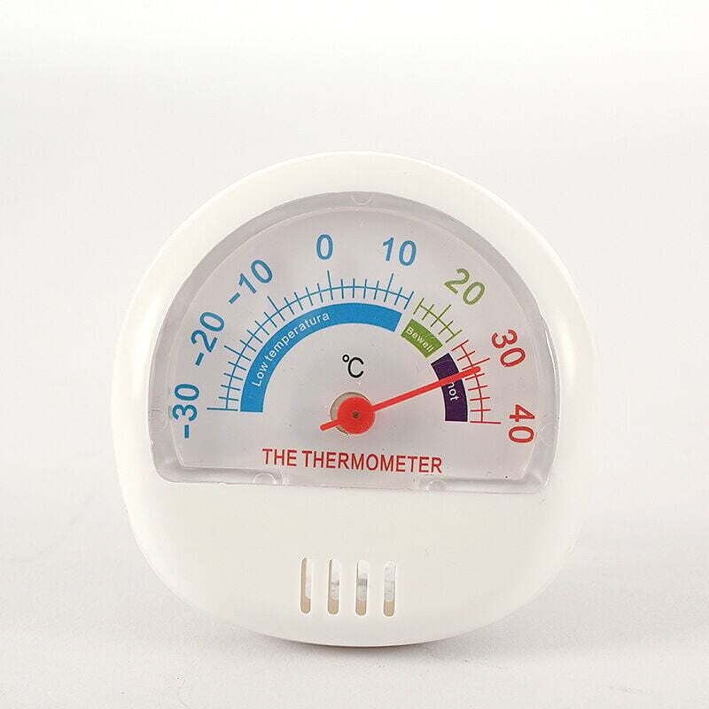 Gefrierschrankthermometer für Kühlschrank, mechanisches Gefrierschrankthermometer für Kühlschrank mit großem Zifferblatt...