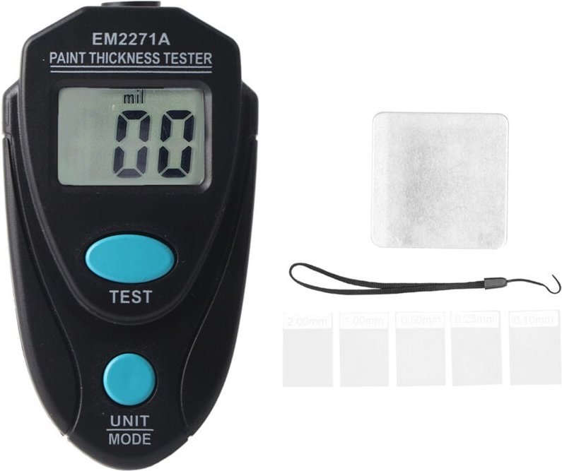 Digitales Dickenmessgerät Mikrodickenmessgerät zur Messung der Lackdicke von Automobilbeschichtungen EM2271A.