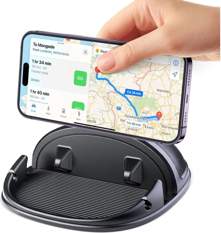 Autotelefonhalterung, universelle Armaturenbretthalterung, kompatibel mit allen Smartphones.