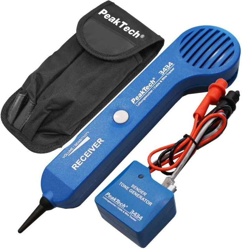 Peaktech - Akustischer Leitungssucher, p 3434, mit Ton-Generator