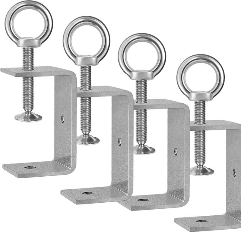 Stück C-Klemmen, 85 mm, Edelstahl, verstellbare C-Klemme zum Schweißen, Zimmermann, Kuppelmontage