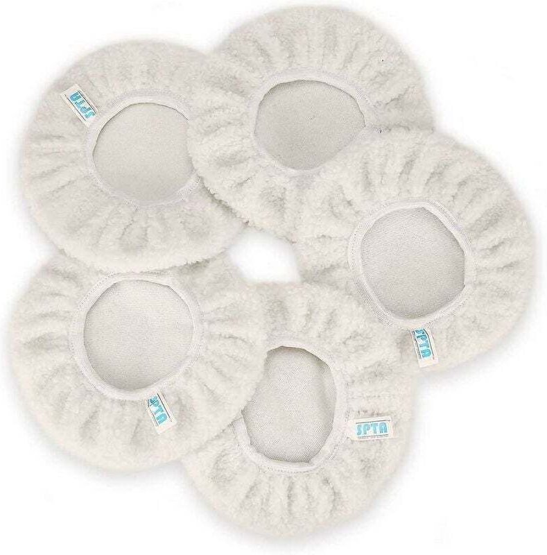 Polierhaube, 5-teilig (230-250 mm) Elektrische Polierhauben für Autos, Wollwachspads